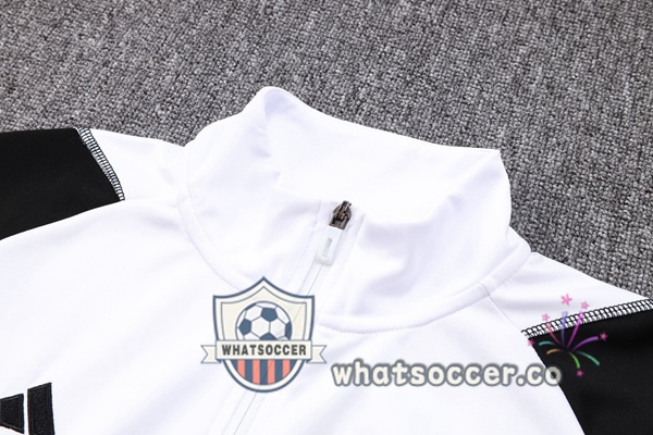 Training Jacket Real Madrid White Black 2023-2024