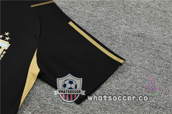 Argentina Training T-Shirts + Shorts Black 2023-2024