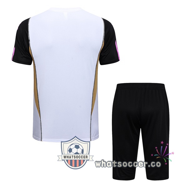 Real Madrid Training T-Shirts + Shorts White 2023-2024