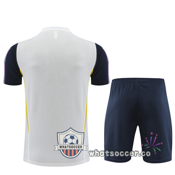 Real Madrid Training T-Shirts + Shorts White 2023-2024