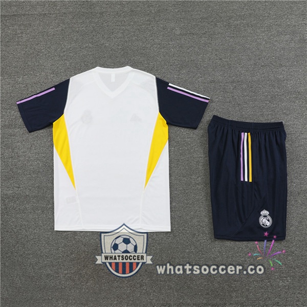 Real Madrid Training T-Shirts + Shorts White 2023-2024