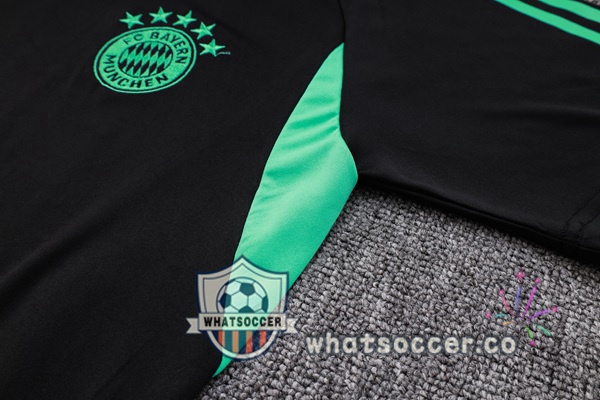 Bayern Munich Training T-Shirts + Shorts Black 2023-2024