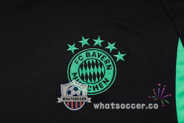 Bayern Munich Training T-Shirts + Shorts Black 2023-2024