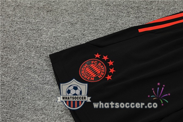 Bayern Munich Training T-Shirts + Shorts Orange 2023-2024
