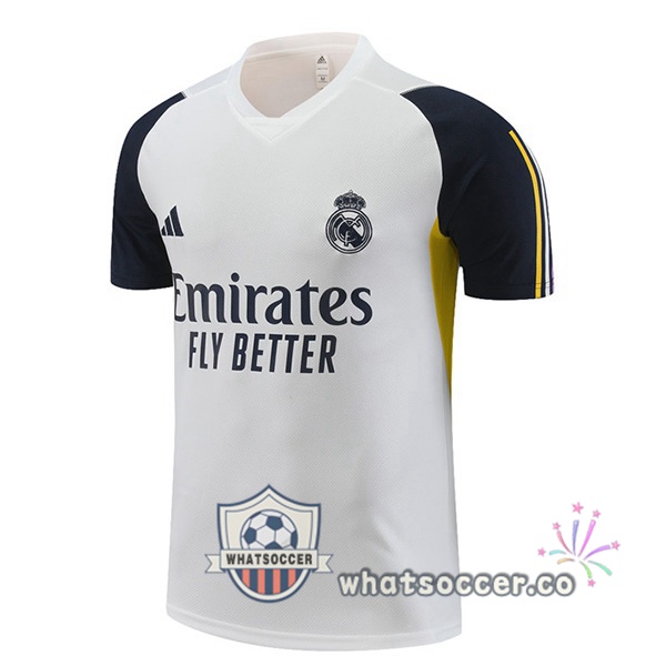 Real Madrid Training T-Shirts White 2023-2024