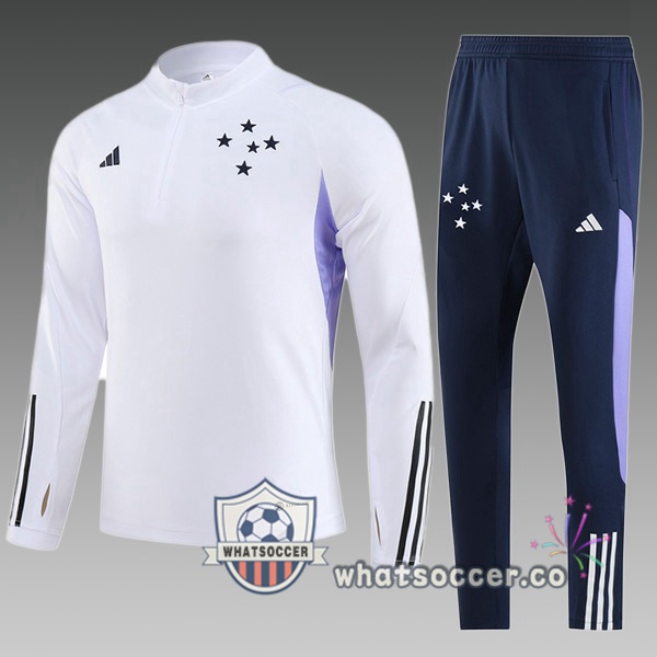 Tracksuit Cruzeiro EC Kids White 2023-2024
