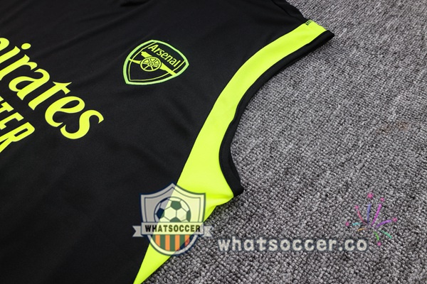 Arsenal Soccer Vest + Shorts Black 2023-2024
