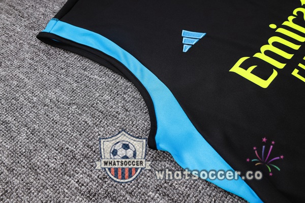 Arsenal Soccer Vest + Shorts Black 2023-2024