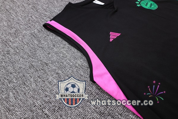 Bayern Munich Soccer Vest + Shorts Black 2023-2024