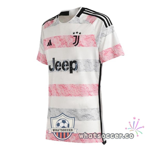 Juventus Away Soccer Jerseys White 2023-2024