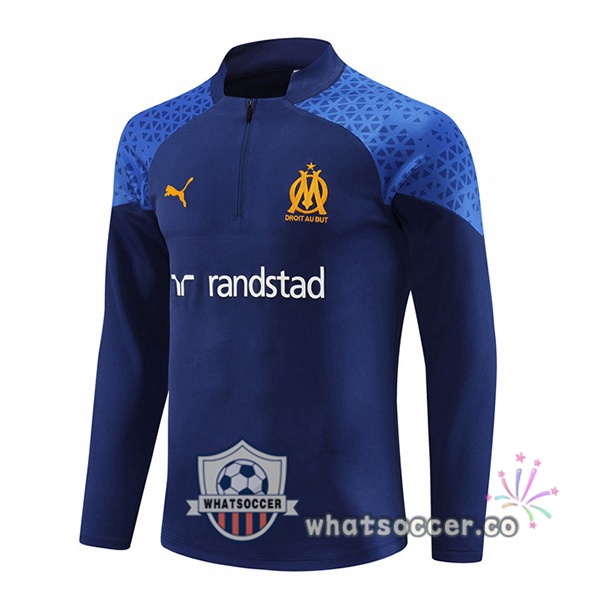 Soccer Sweater Olympique de Marseille Blue Royal 2023-2024