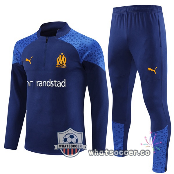 Tracksuit Olympique de Marseille Blue Royal 2023-2024