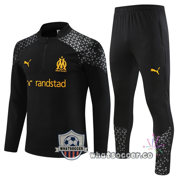 Tracksuit Olympique de Marseille Black 2023-2024