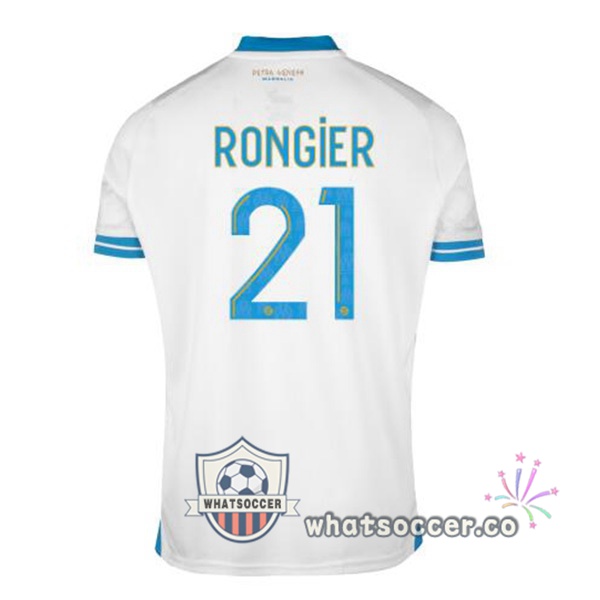 Olympique de Marseille (RONGIER 21) Home Soccer Jerseys White 2023-2024