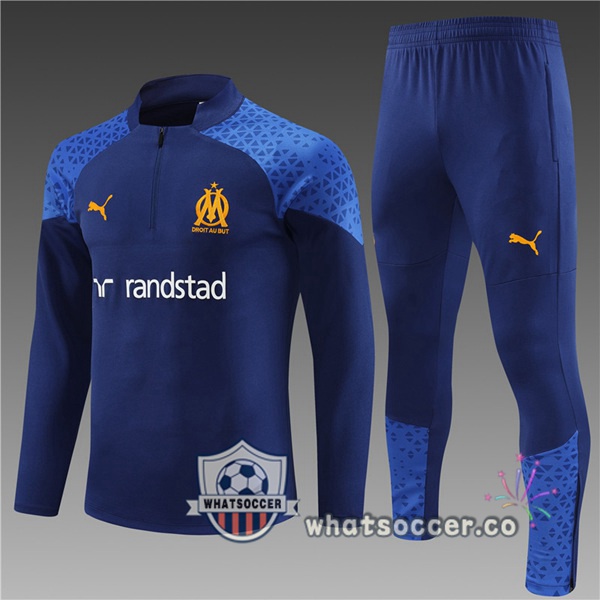 Tracksuit Olympique de Marseille Kids Blue 2023-2024