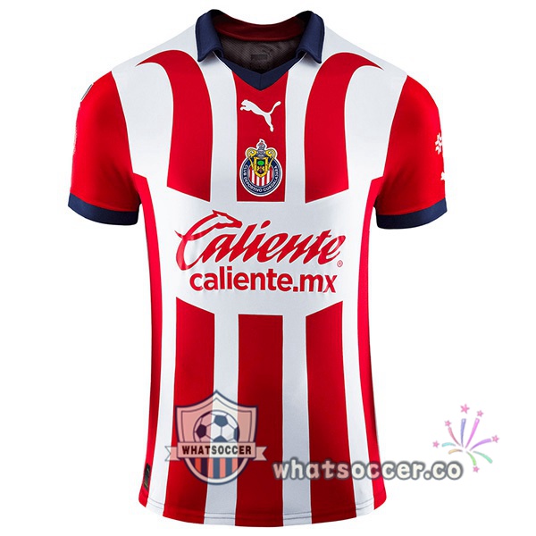 CD Guadalajara Home Soccer Jerseys Red White 2023-2024
