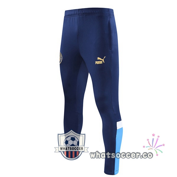 Manchester City Soccer Pants Blue Royal 2023-2024