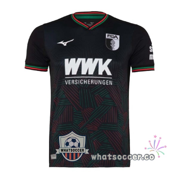 FC Augsburg Third Soccer Jerseys Black 2023-2024