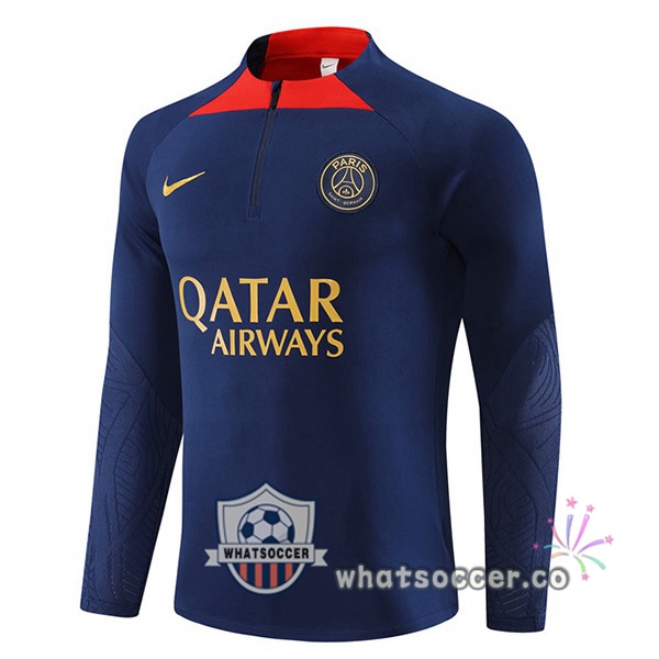 Soccer Sweater Paris PSG Blue Royal 2023-2024