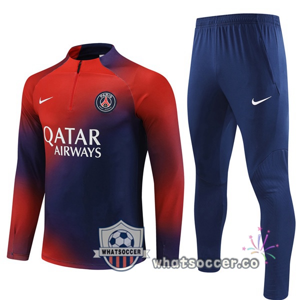 Tracksuit Paris PSG Red Blue 2023-2024