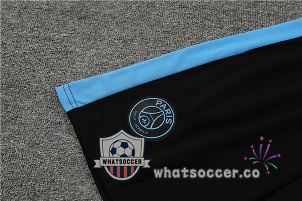 Paris PSG Training T-Shirts + Shorts Blue 2023-2024