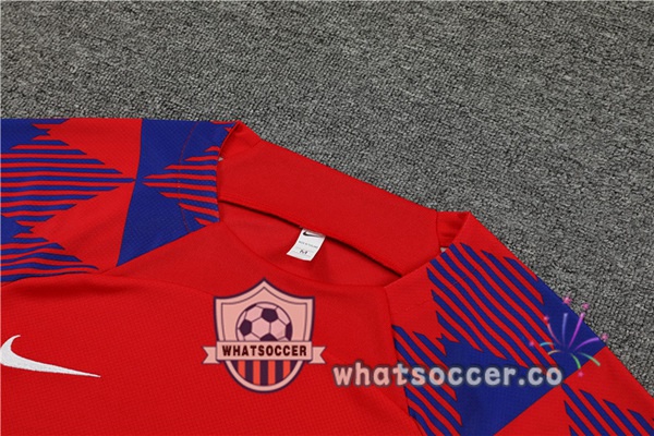 FC Barcelona Training T-Shirts + Shorts Red 2023-2024