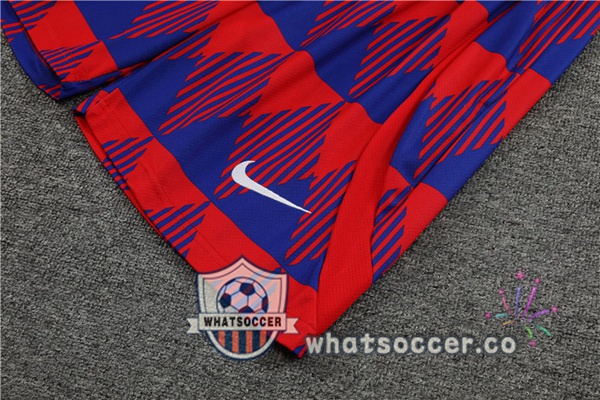 FC Barcelona Training T-Shirts + Shorts Red 2023-2024