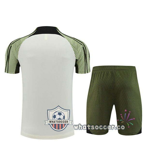 FC Barcelona Training T-Shirts + Shorts White 2023-2024