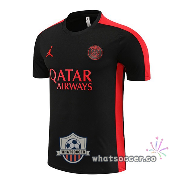 Paris PSG Training T-Shirts Black 2023-2024