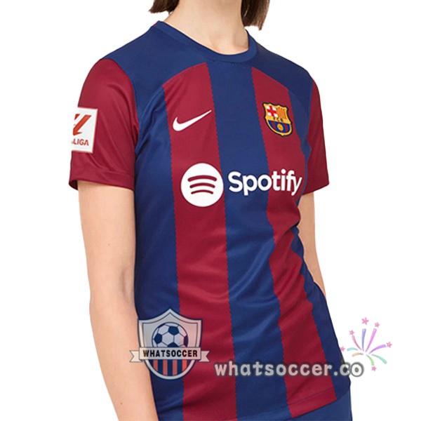 FC Barcelona Women Home Soccer Jerseys Blue Red 2023-2024