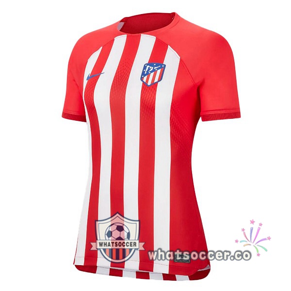 Atletico Madrid Women Home Soccer Jerseys Red 2023-2024