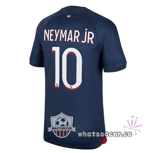 Paris PSG (Neymar Jr 10) Home Soccer Jerseys Blue Royal 2023-2024