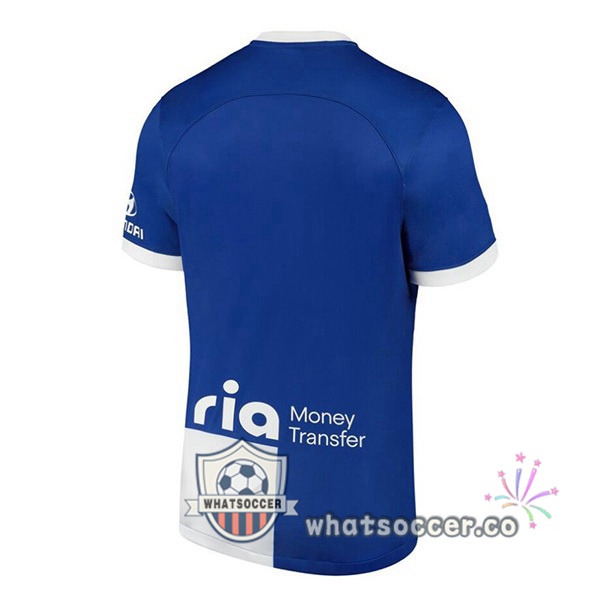 Atletico Madrid Away Soccer Jerseys Blue 2023-2024