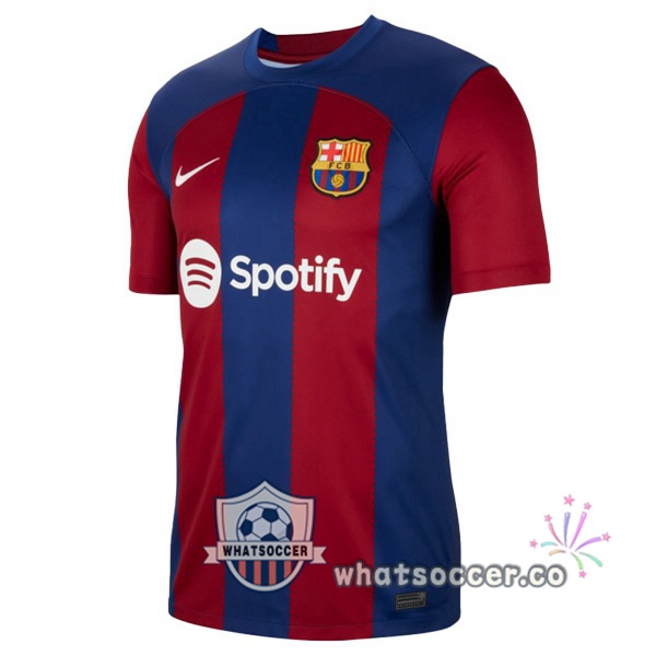 FC Barcelona Home Soccer Jerseys Blue Red 2023-2024