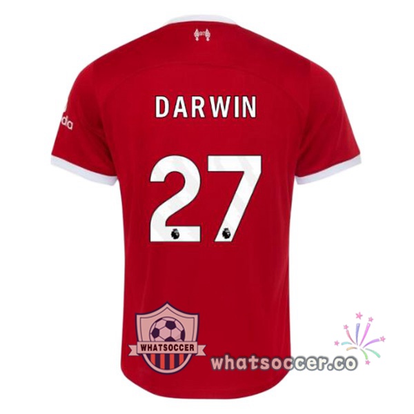 FC Liverpool (DARWIN 27) Home Soccer Jerseys Red 2023-2024
