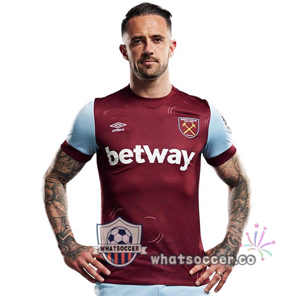 West Ham Home Soccer Jerseys Red 2023-2024