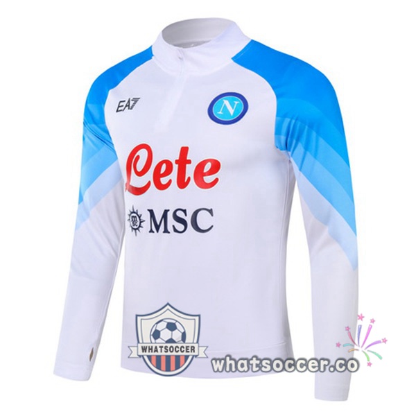 Soccer Sweater SSC Napoli White 2023-2024