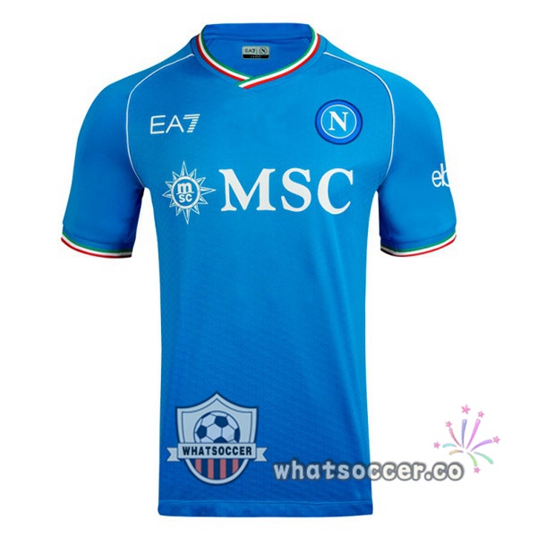 SSC Napoli Home Soccer Jerseys Blue 2023-2024