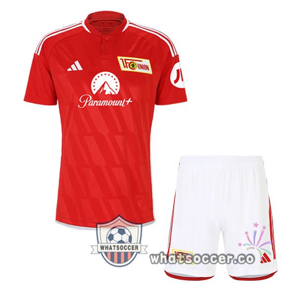 FC Union Berlin Kids Home Soccer Jerseys Red 2023-2024