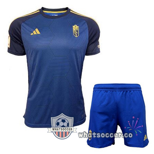 Granada CF Kids Away Soccer Jerseys Blue 2023-2024