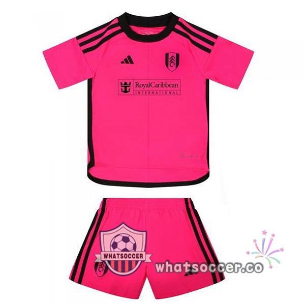 Fulham FC Kids Away Soccer Jerseys Rose 2023-2024