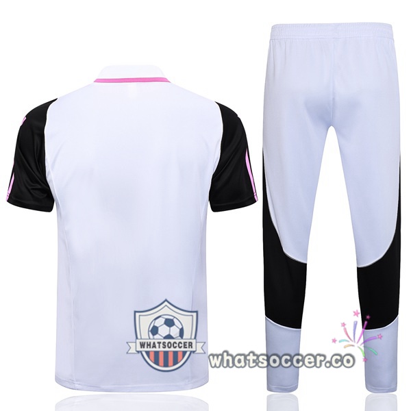 Training Polo Juventus + Pants White 2023-2024