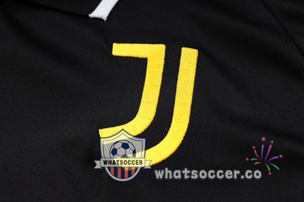 Training Polo Juventus + Pants Black 2023-2024