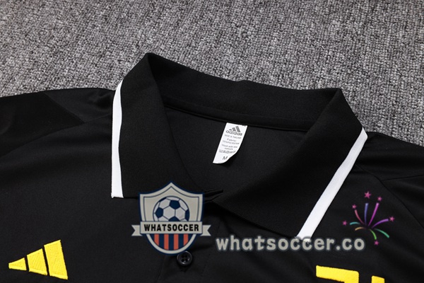 Training Polo Juventus + Pants Black 2023-2024