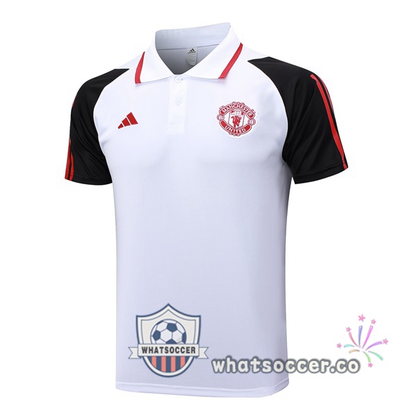 Training Polo Manchester United White 2023-2024