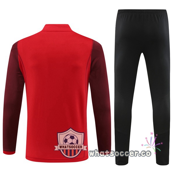 Training Jacket Olympique Lyonnais Red 2023-2024