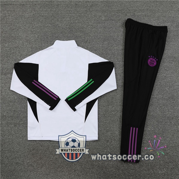 Training Jacket Bayern Munich White 2023-2024