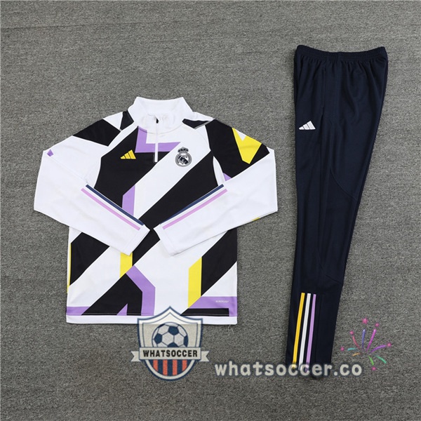 Training Jacket Real Madrid White 2023-2024