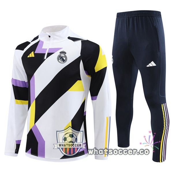 Training Jacket Real Madrid White 2023-2024