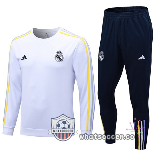 Training Jacket Real Madrid White 2023-2024